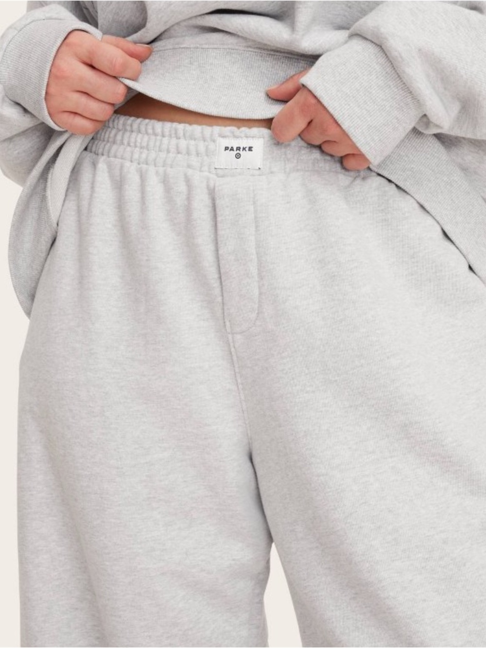 Parke x Target Women's High-Rise Boxer Sweatpants - Picture 3 of 6